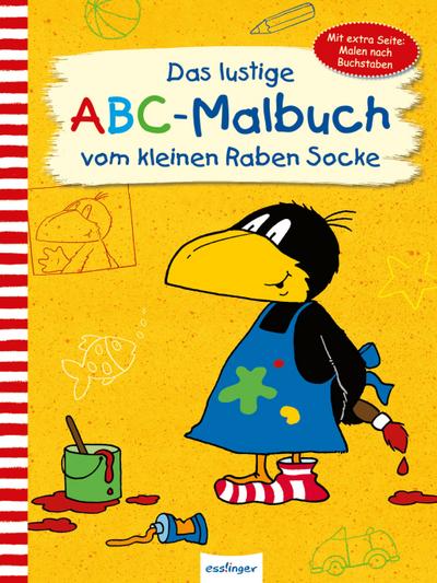 Das lustige ABC-Malbuch vom kleinen Raben Socke