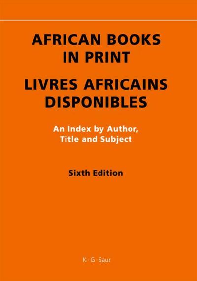 African Books in Print