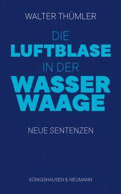 Die Luftblase in der Wasserwaage