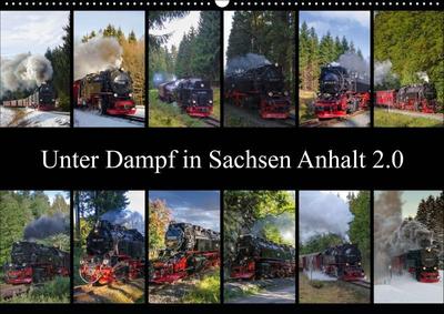 Unter Dampf in Sachsen Anhalt 2.0 (Wandkalender 2019 DIN A2 quer): Schmalspurbahnen für große und kleine Leute in Sachsen Anhalt (Monatskalender, 14 Seiten ) (CALVENDO Mobilitaet)