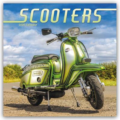 Scooters - Motorroller 2026 - Wand-Kalender