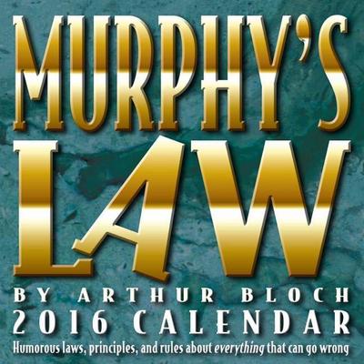 Murphy's Law 2016 Day-to-Day Calendar