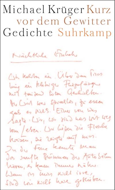 Kurz vor dem Gewitter: Gedichte