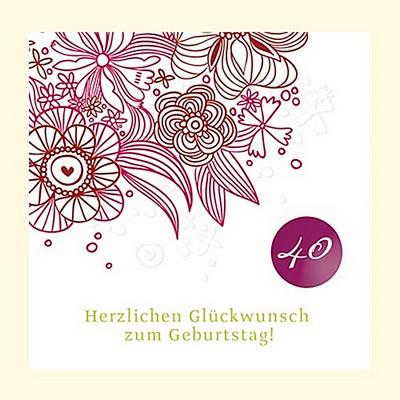 Herzlichen Glückwunsch zum Geburtstag!  40 (Geschenkbücher für Erwachsene)