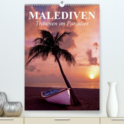 Calvendo Premium Kalender Malediven - Träumen im Paradies: Die traumhafte Inselwelt der Malediven für Erholungssuchende und Taucher (hochwertiger DIN A2 Wandkalender 2020, Kunstdruck in Hochglanz)