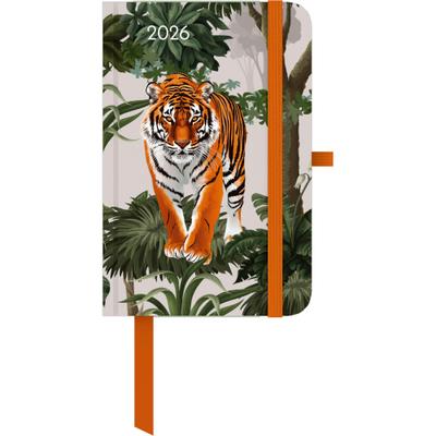 GreenLine Diary Jungle 2026 - Buchkalender - Taschenkalender - 10x15