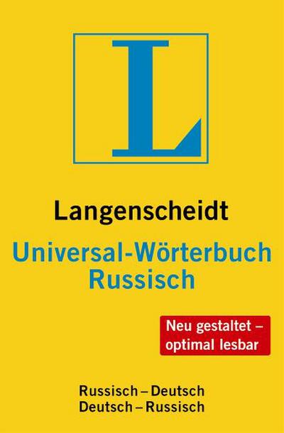 Langenscheidt Universal-Wörterbuch Russisch: Russisch-Deutsch/Deutsch-Russisch (Langenscheidt Universal-Wörterbücher)