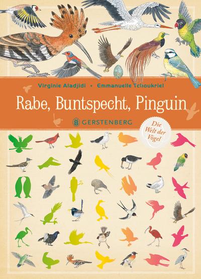 Rabe, Buntspecht, Pinguin