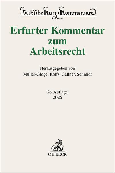 Erfurter Kommentar zum Arbeitsrecht