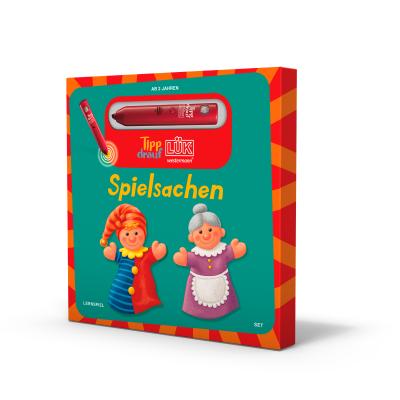 Tipp-drauf-LÜK  Bilderbuch Spielsachen + Stift  Deutsch