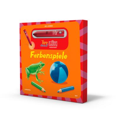 Tipp-drauf-LÜK  Bilderbuch Farbenspiele + Stift  Deutsch