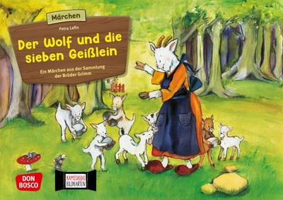 Der Wolf und die sieben Geißlein. Kamishibai Bildkartenset