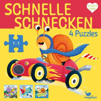Schnelle Schnecken - 4 Puzzles