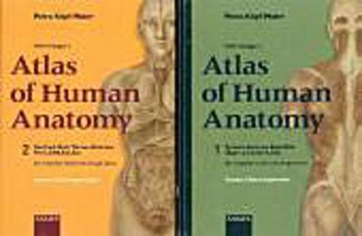 Wolf-Heidegger`s Atlas of Human Anatomy. English nomenclature. Volume 1 + 2 (Complete Set)