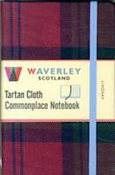 LINDSAY Tartan, Waverley Scotland, Taschen Notizbuch 14 x 9 cm
