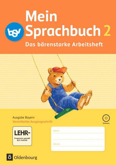 Mein Sprachbuch 2. Jahrgangsstufe. Arbeitsheft A in Vereinfachter Ausgangsschrift. Ausgabe Bayern