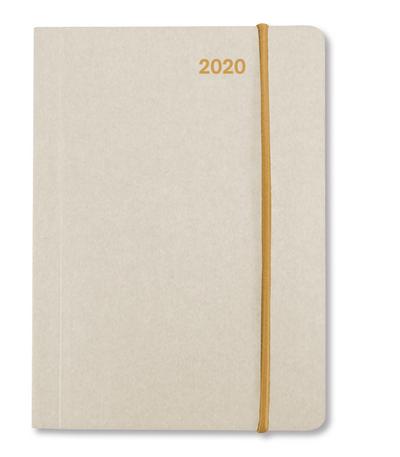 Mini Flexi Diary EarthLine SAND 2020 - Taschenkalender - 8x11,5cm - Buchkalender - Terminkalender
