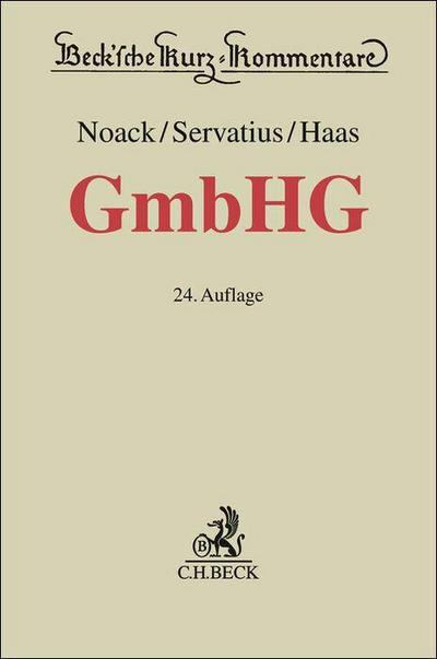 Gesetz betreffend die Gesellschaften mit beschränkter Haftung. GmbHG