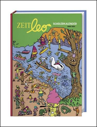 ZEIT LEO Schülerkalender A5: Von August 2019 bis Dezember 2020. Taschenkalender 2020. 17-Monate Wochenkalendarium. gebunden. Format 15,2 x 21,5 cm