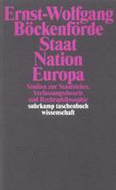 Staat, Nation, Europa