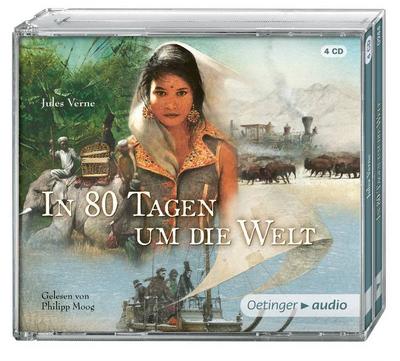 In 80 Tagen um die Welt (NA) (4 CD): Gekürzte Lesung, ca. 255 min