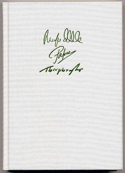 Hermetische Medizin. Grundriss der synthetischen Physiologie. Der Gedanke. Volumen Paramirum. Exlibris