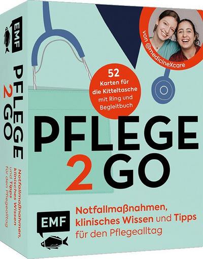 Kartenset: Pflege to go - Notfallmaßnahmen, klinisches Wissen und Tipps für den Pflegealltag | für Krankenpflege, Altenpflege, Pflege zu Hause | von #medicineXcare