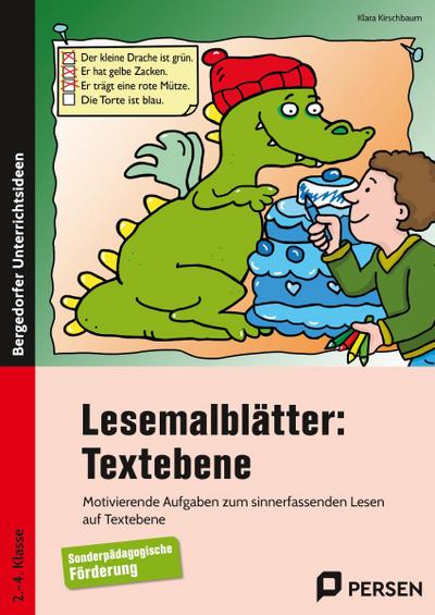 Lesemalblätter: Textebene