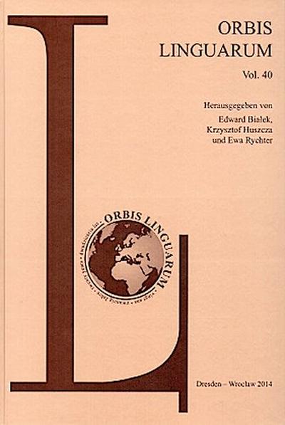 Orbis Linguarum vo. 40