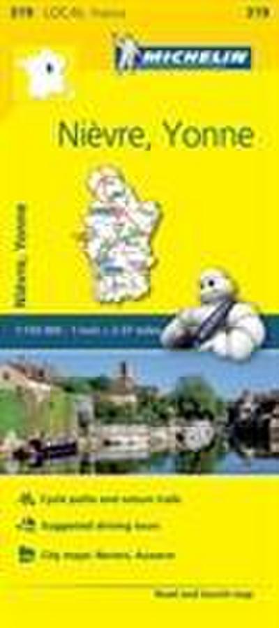 Nievre, Yonne, France Local Map 319 (Michelin Local Map, Band 319)