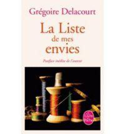 La liste de mes envies