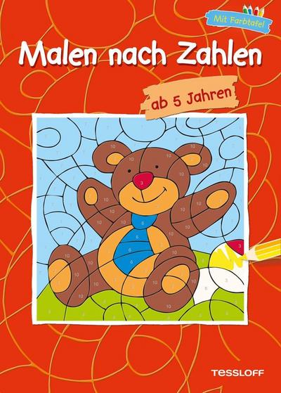 Malen nach Zahlen ab 5 Jahren: Ausmalen, Zahlen und Zählen üben