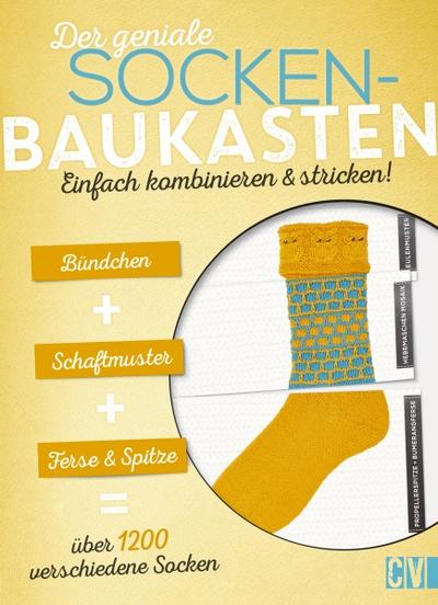 Der geniale Socken-Baukasten  Einfach kombinieren & stricken!  Deutsch  durchgeh. vierfarbig