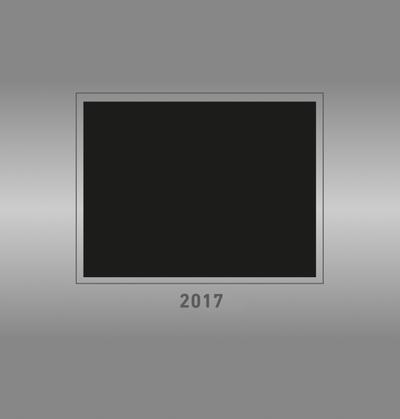 Foto-Bastelkalender silber 2017 - Bastelkalender / Do it yourself calendar (21 x 22) - datiert - Kreativkalender