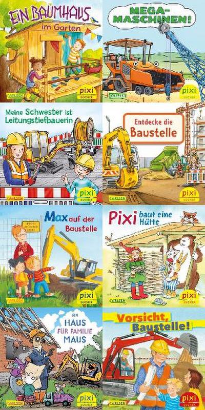 Pixi-8er-Set 311: Pixi auf der Baustelle (8x1 Exemplar)