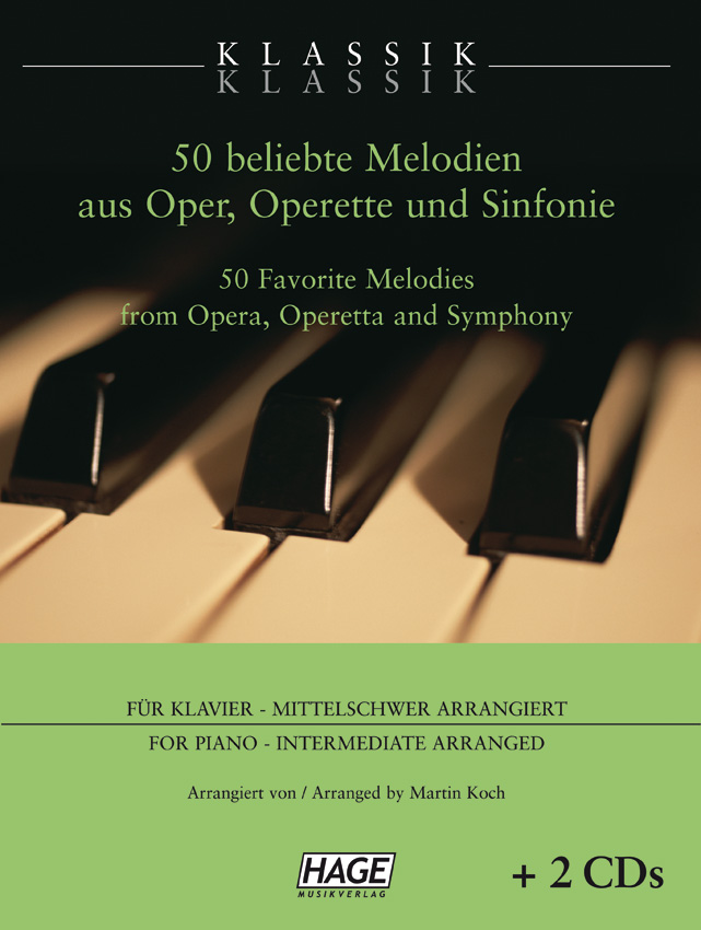 Klassik Klassik - 50 beliebte Melodien für Klavier aus Oper, Operette und S ... - Zdjęcie 1 z 1