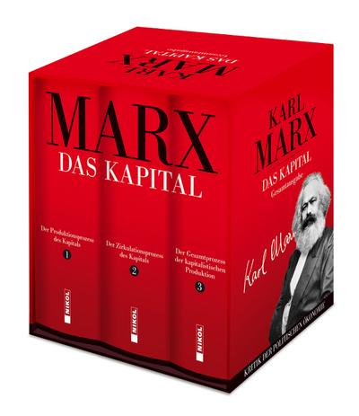 Karl Marx: Das Kapital (Vollständige Gesamtausgabe): 3 Bände im Schuber