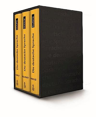 Duden - Die deutsche Sprache  Wörterbuch in drei Bänden  Hrsg. v. Dudenredaktion  Deutsch