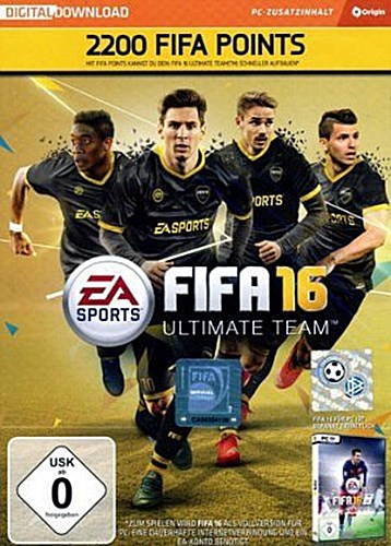 Fifa 16 Ultimate Team 2200, Fifa Points, Code in a Box ~  ~  5030931121722 - Zdjęcie 1 z 1