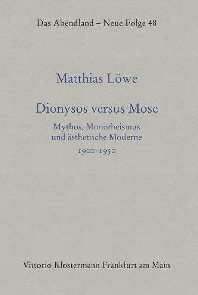 Dionysos versus Mose