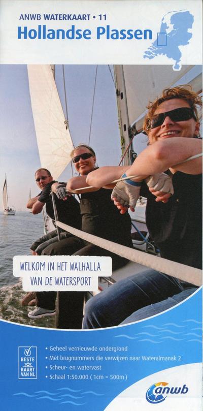 Hollandse Plassen 1:50 000 Waterkaart: Waterkaarten (ANWB waterkaart (11))