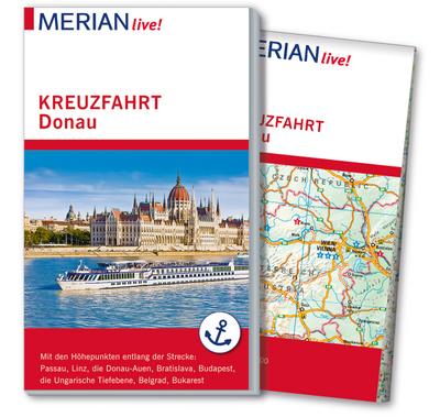 MERIAN live! Reiseführer Kreuzfahrt Donau: Mit Kartenatlas im Buch und Extra-Karte zum Herausnehmen
