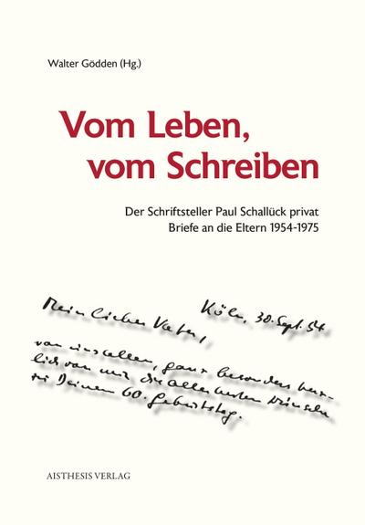 Vom Leben, vom Schreiben