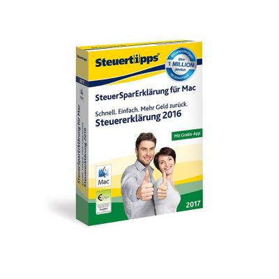 SteuerSparErklärung MAC 2017 (für Steuerjahr 2016)