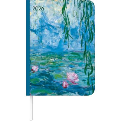 Lady Journal Monet 2026 - Taschenkalender A6 (10,7x15,2 cm) - Weekly - 192 Seiten - Notiz-Buch - Termin-Planer - Alpha Edition