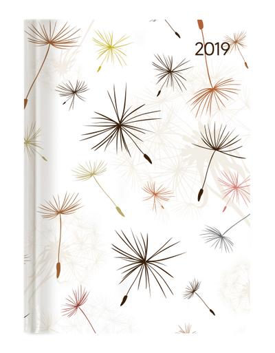 Buchkalender Mini Style Blowballs 2019 - Taschenplaner / Taschenkalender A6 - Day By Day - 352 Seiten