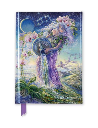 Josephine Wall  Aquarius - Wasser 2019: Original Flame Tree Publishing-Pocket Diary [Taschenkalender]