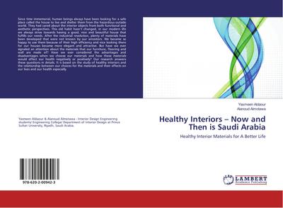 Healthy Interiors  Now and Then is Saudi Arabia: Healthy Interior Materials for A Better Life
