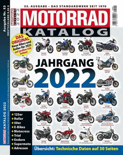 Motorrad-Katalog 2022  Deutsch