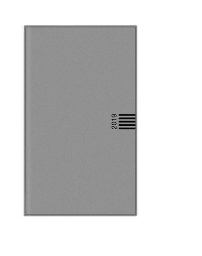 Wochen-Taschenkalender, grau - Kalender 2019